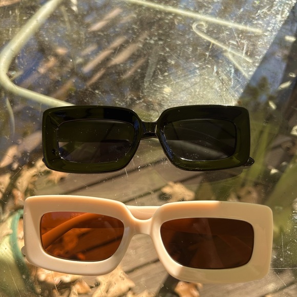 Y2K Rectangle Frame Fashion Sunglasses For Women/men/kids.. anyone!! - Picture 4 of 4